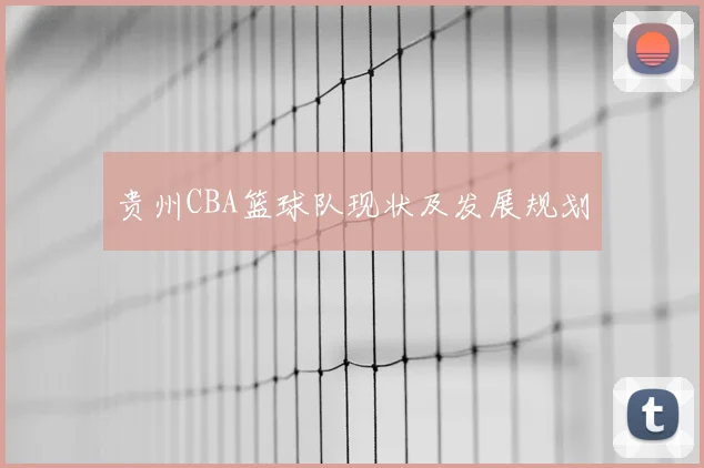 贵州CBA篮球队现状及发展规划